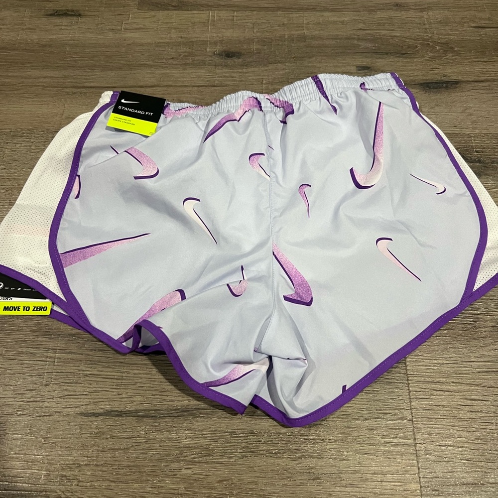 NWT, Nike, running shorts, girls size large.